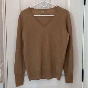 Nordstrom Halogen 100% Cashmere v-neck sweater L